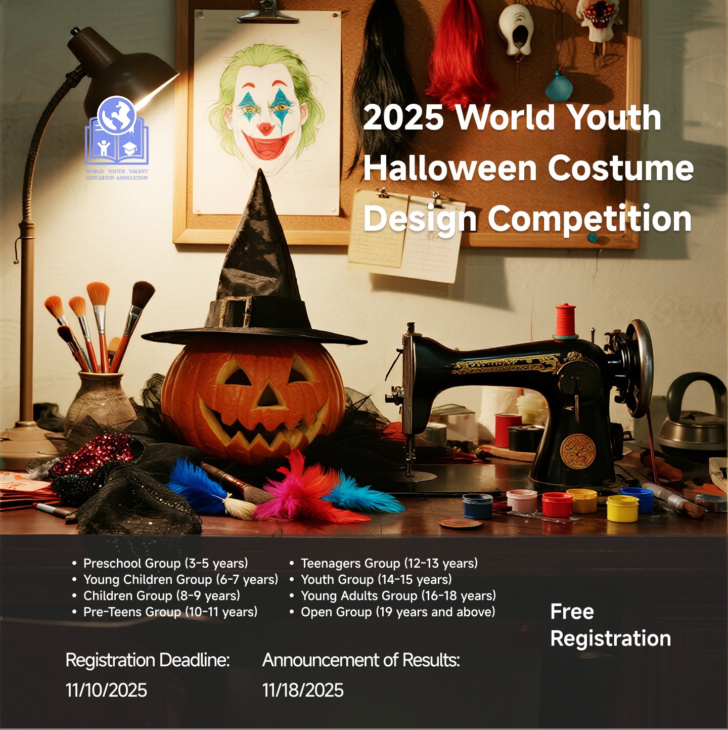 2025 World Youth Halloween Costume Design Competition