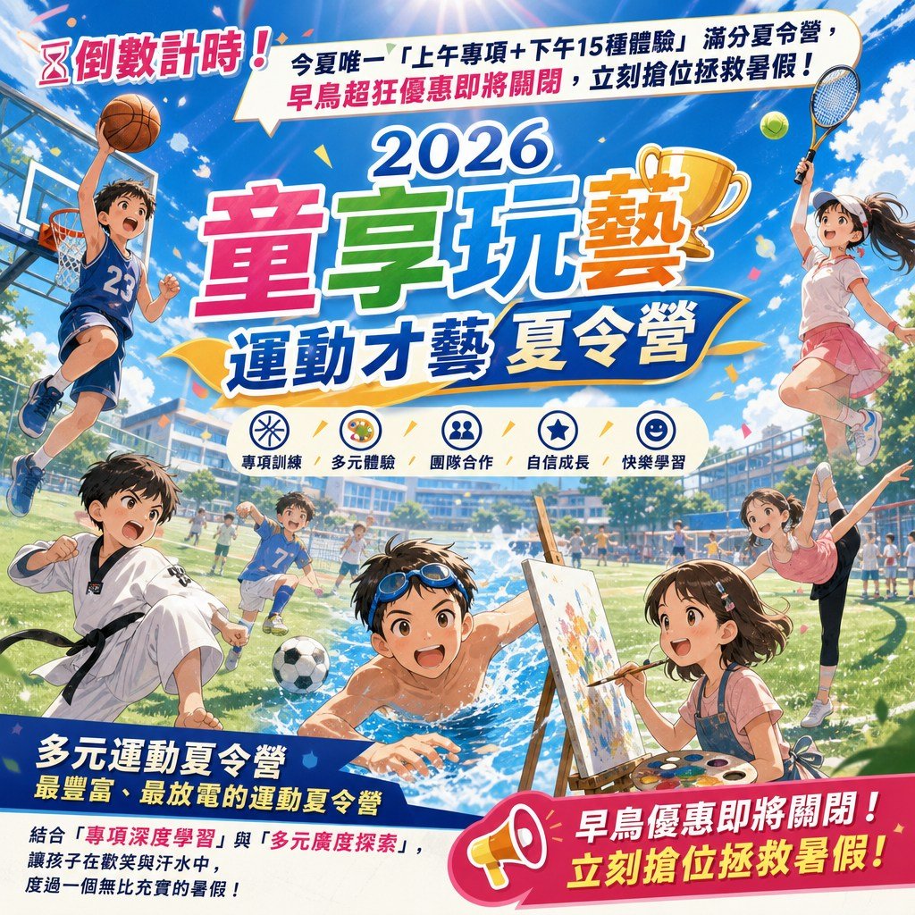 童享玩藝多元運動夏令營