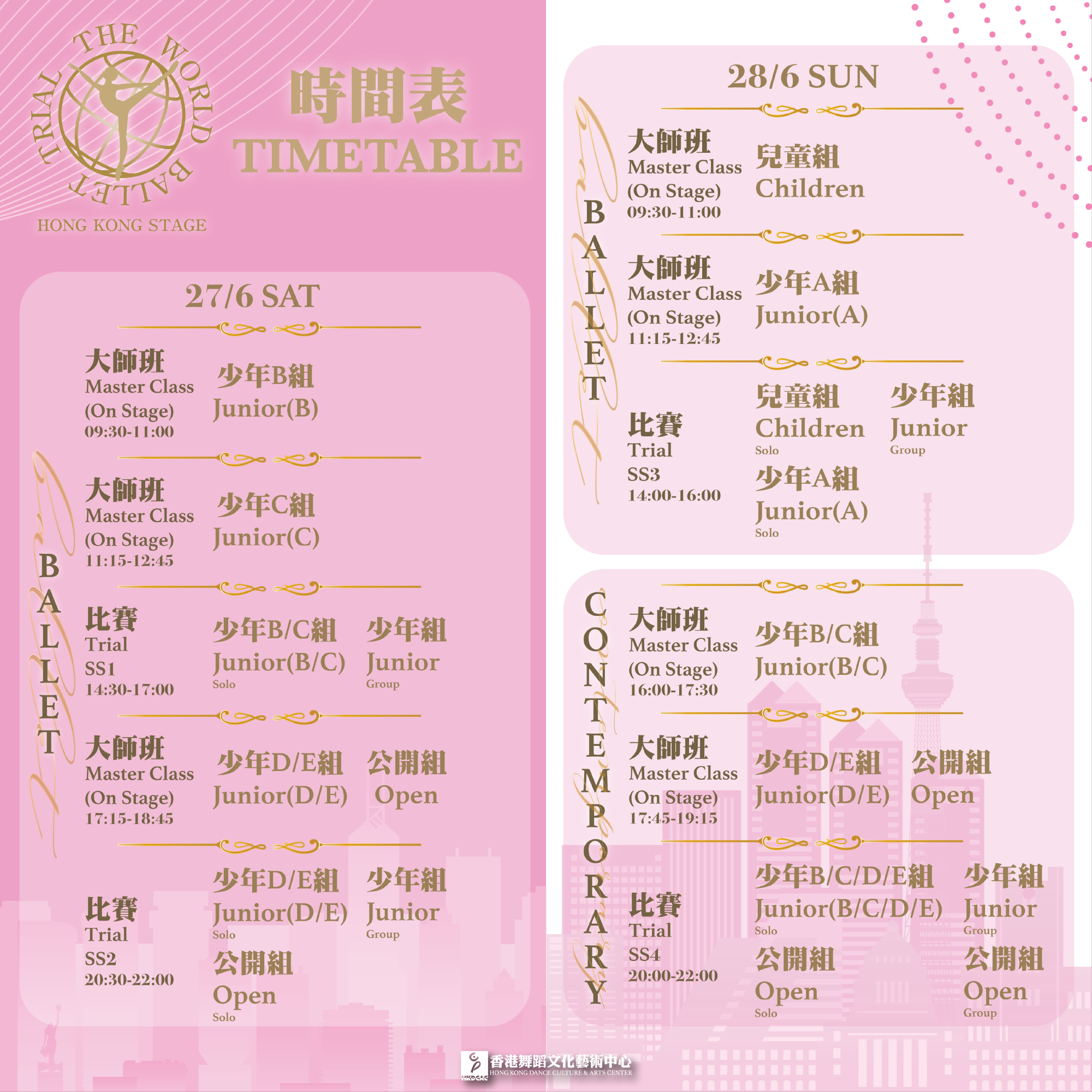 TWBT 世界芭蕾舞大賽2026 香港賽區【比賽】