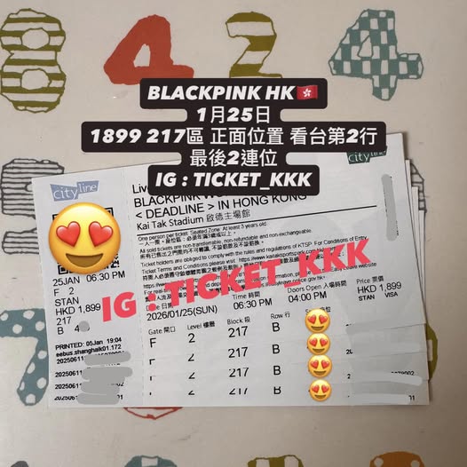 BLACKPINK演唱會🇭🇰