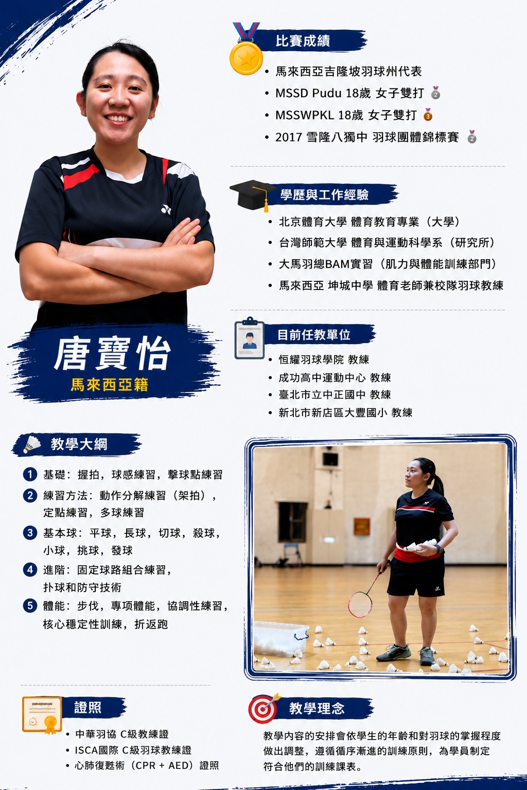 中和區兒童羽球夏令營