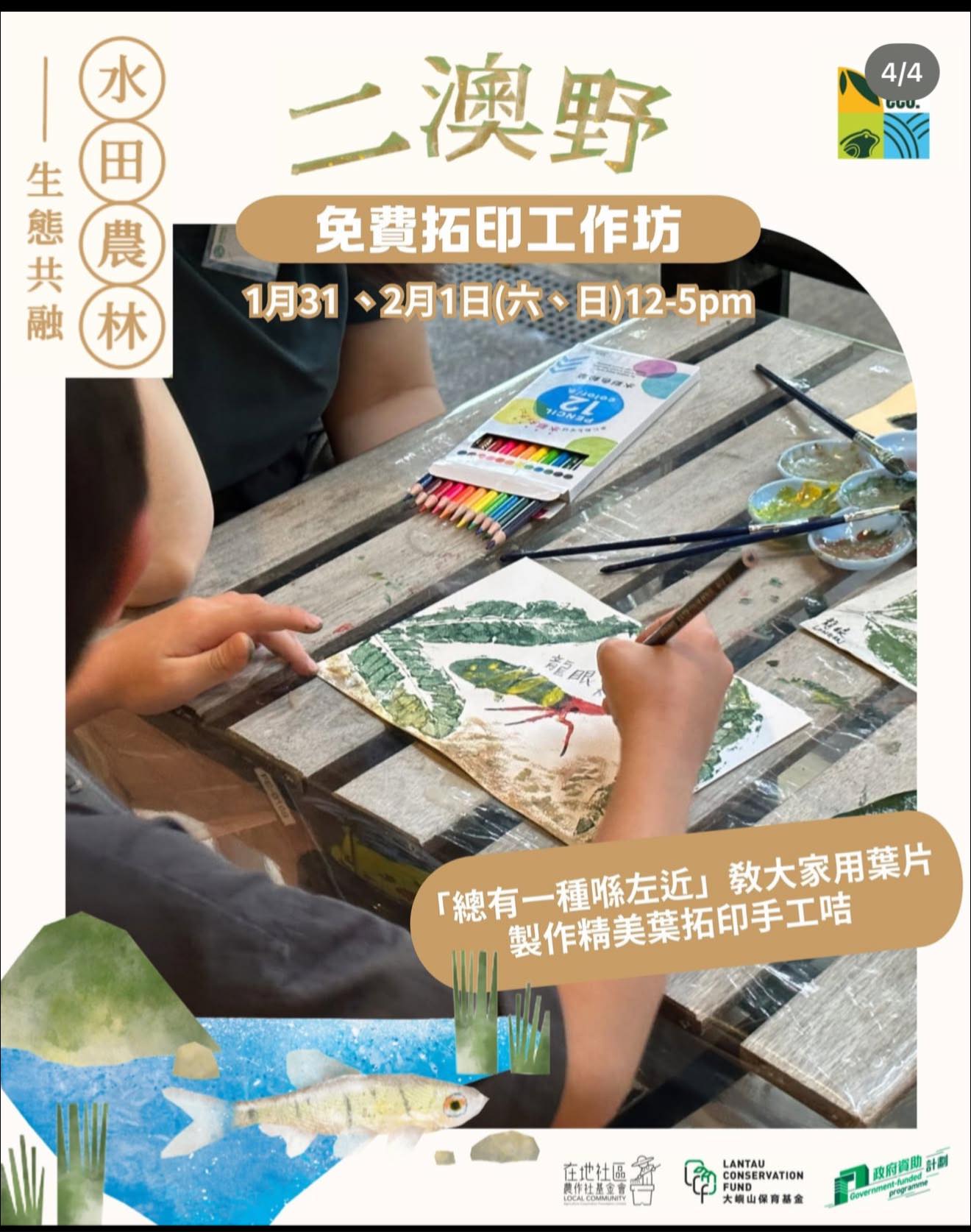 二澳野：水、田、農、林——生態共融展覽