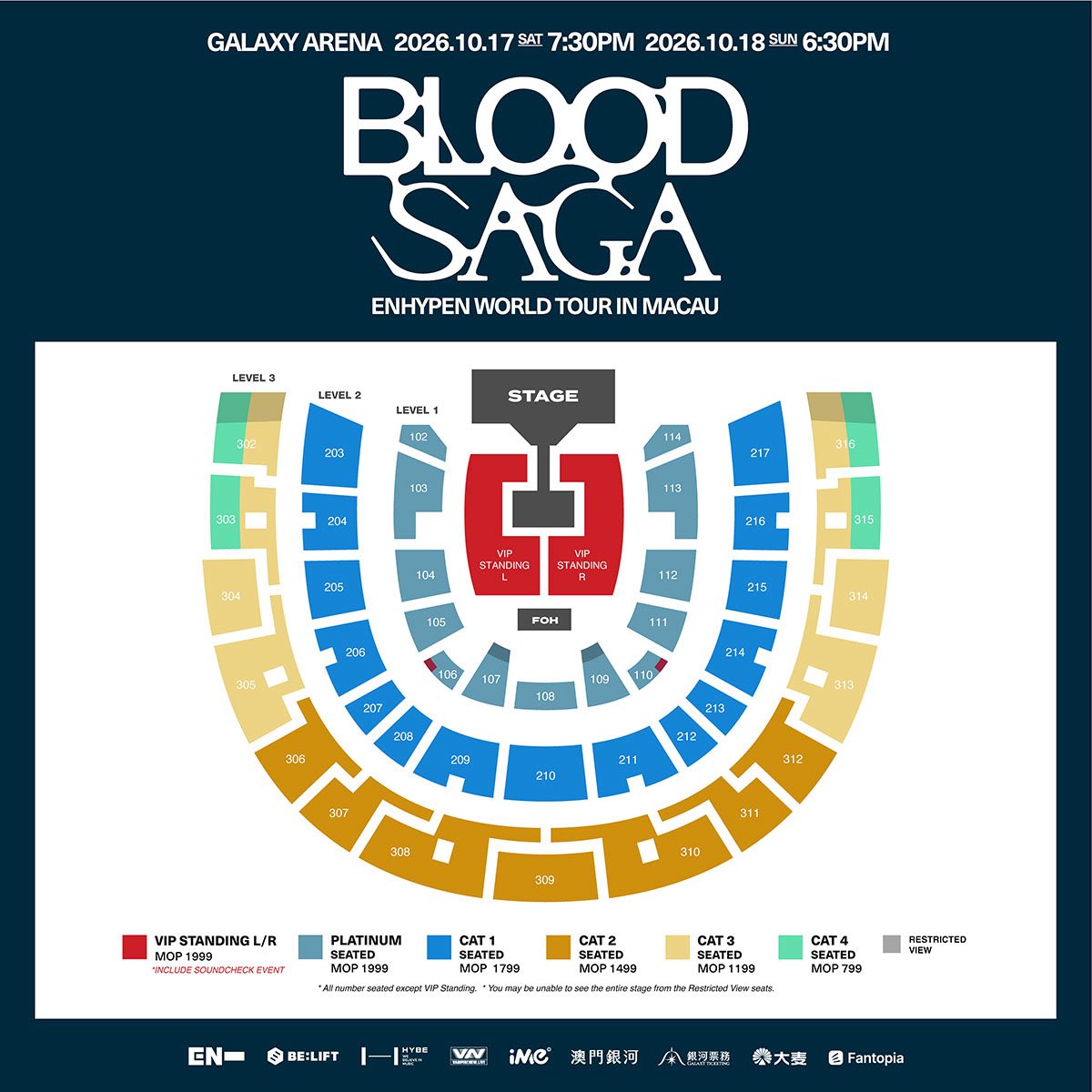 ENHYPEN WORLD TOUR 'BLOOD SAGA' IN MACAU