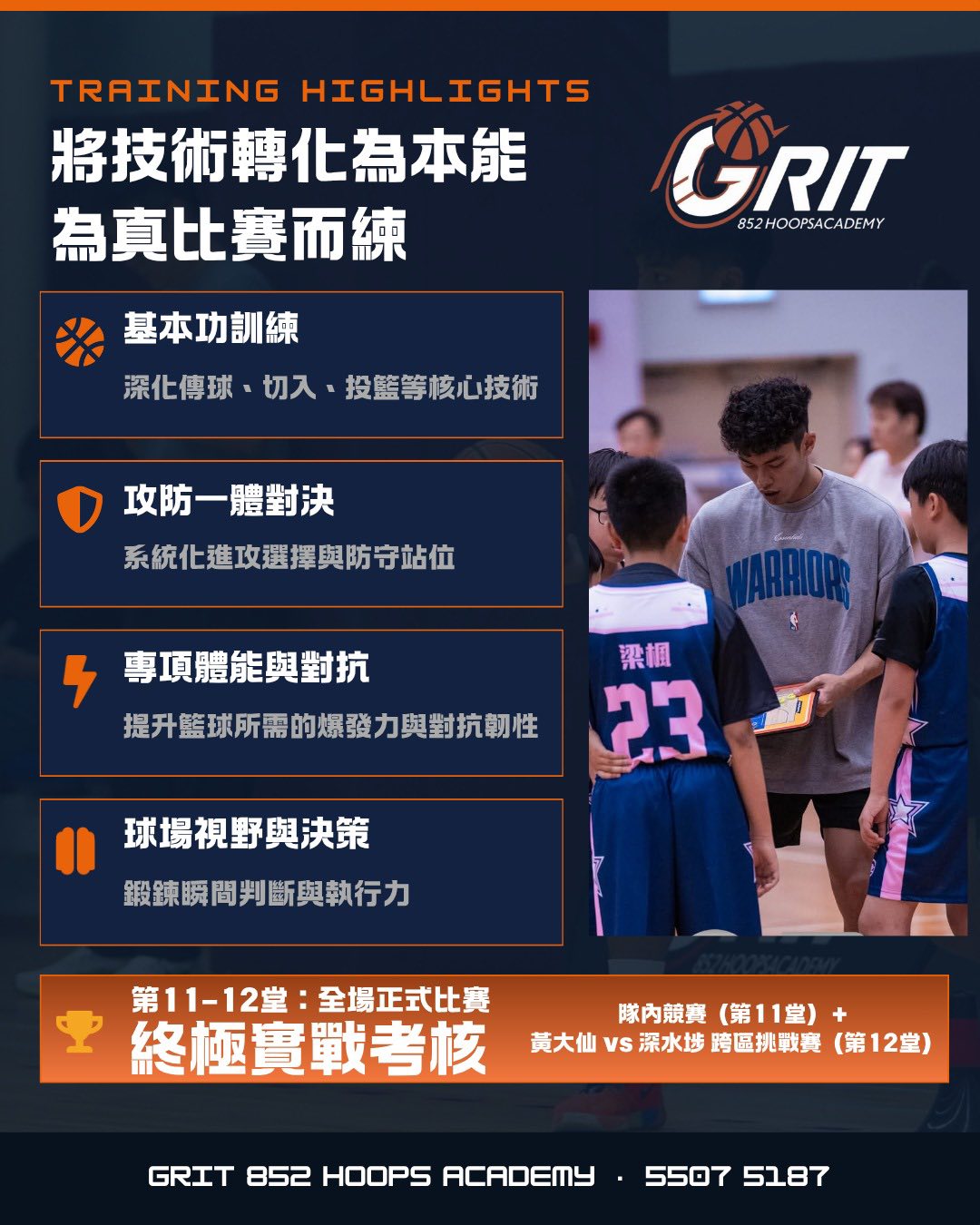 GRIT 暑期籃球班