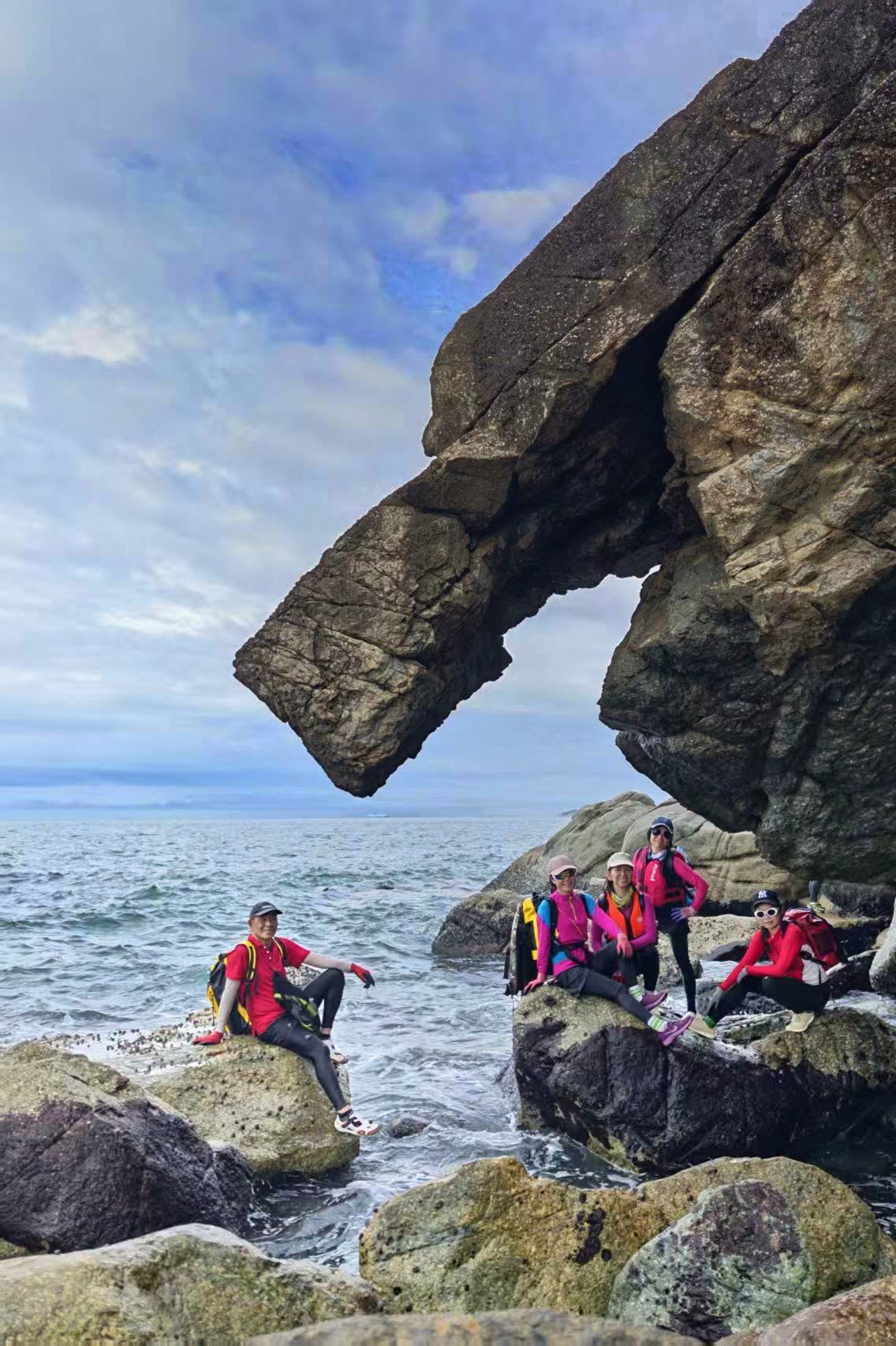長洲包木艇往周公島泳活動