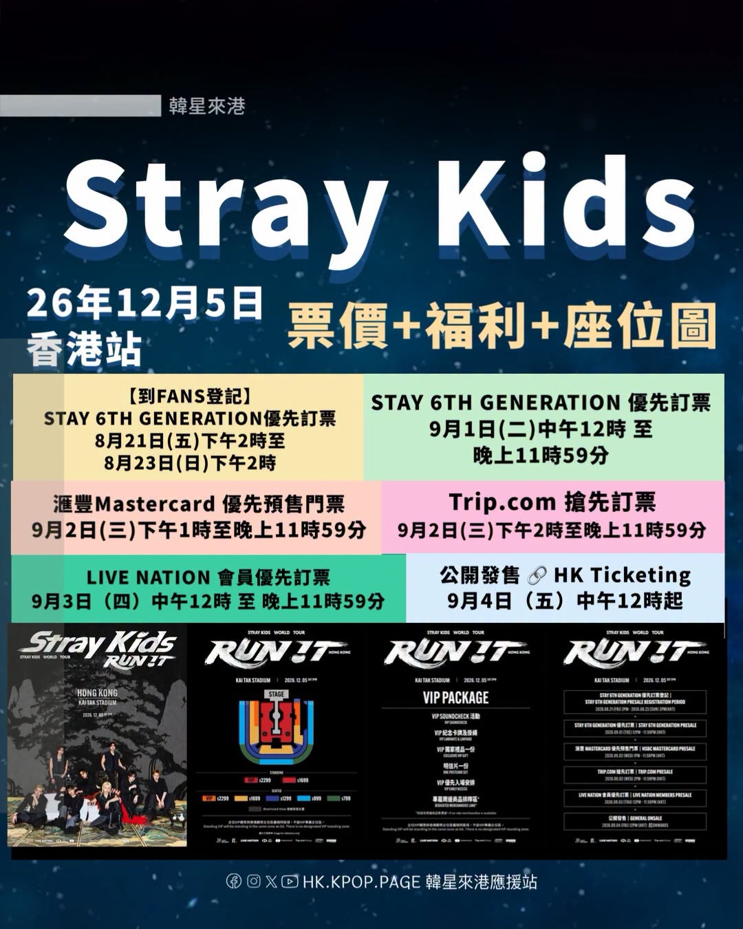 Stray Kids World Tour RUN IT HONG KONG