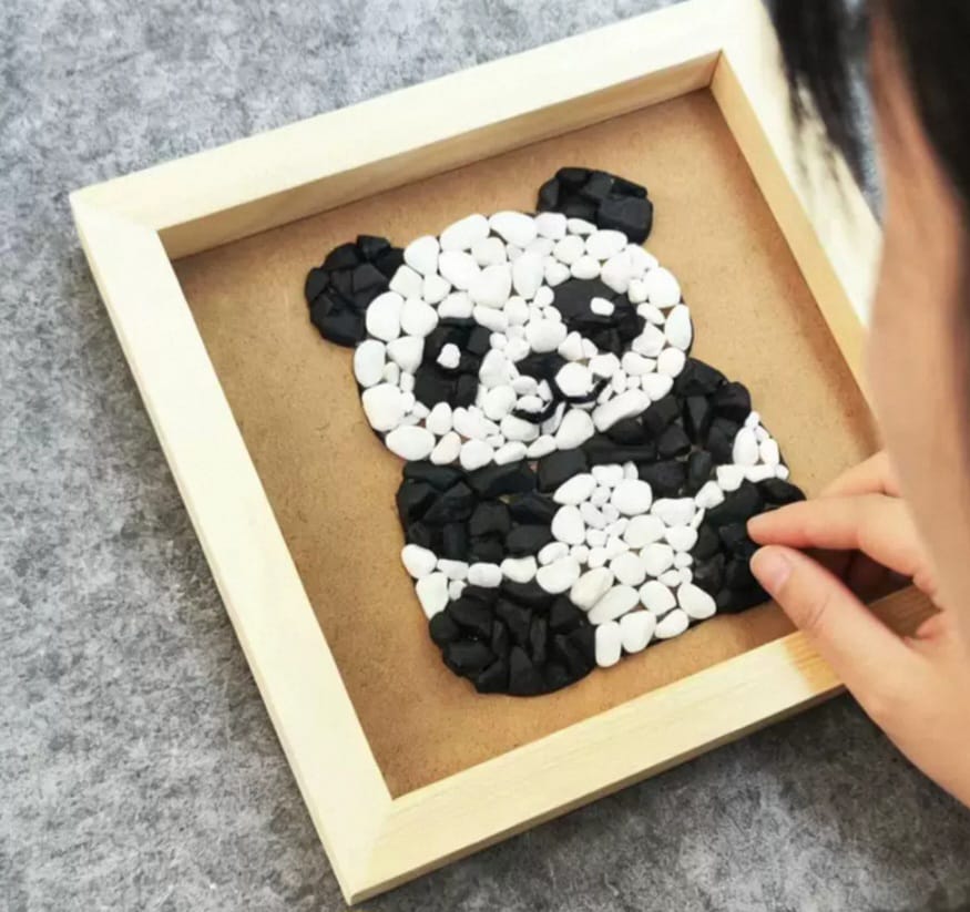 熊貓石子畫工作坊