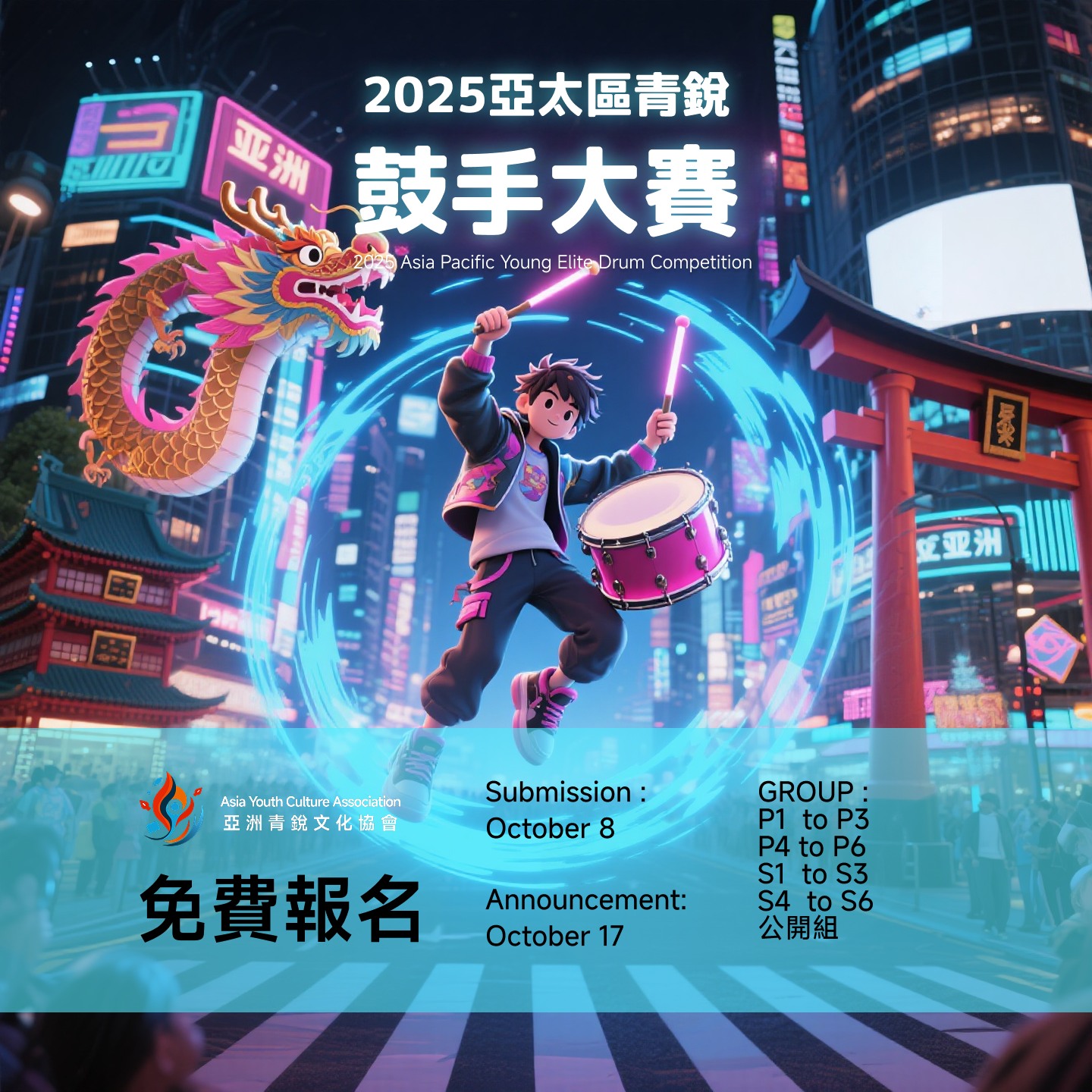 2025 亞太區青銳鼓手大賽