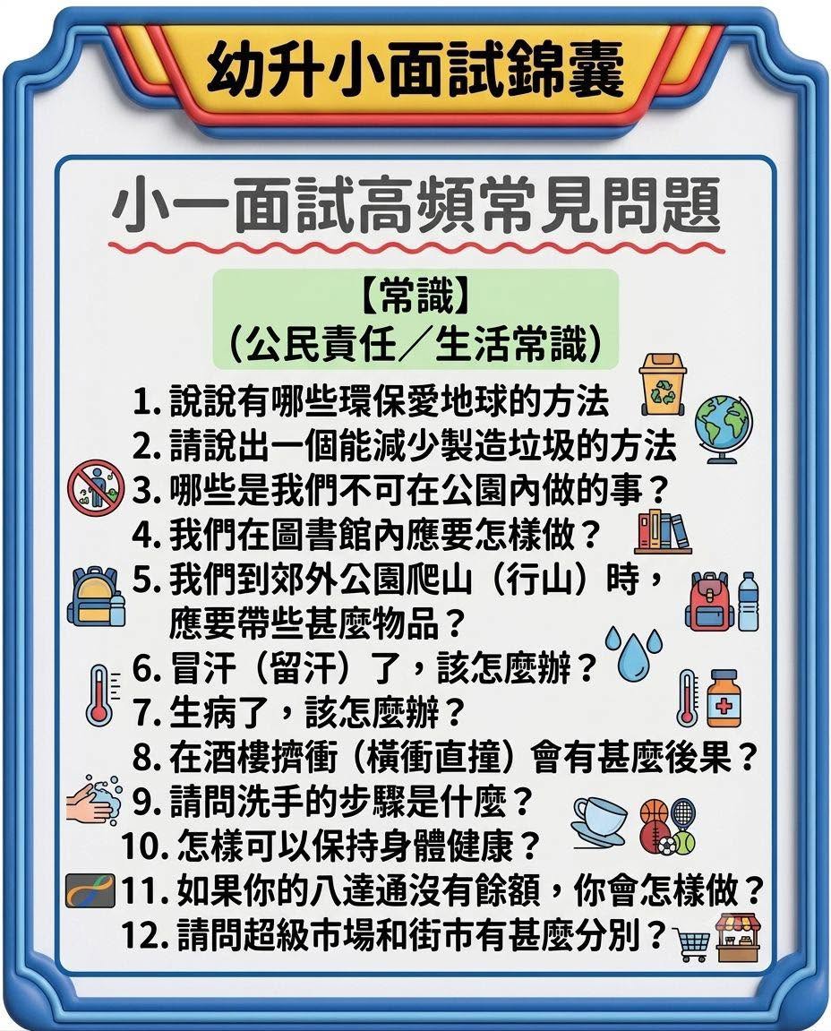 小一面試班 (Elite Learning)