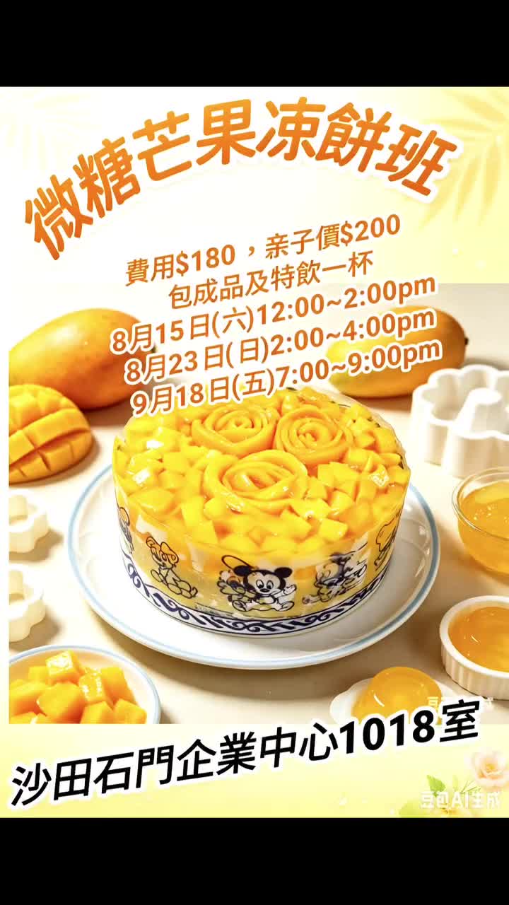 健康烘焙小班課